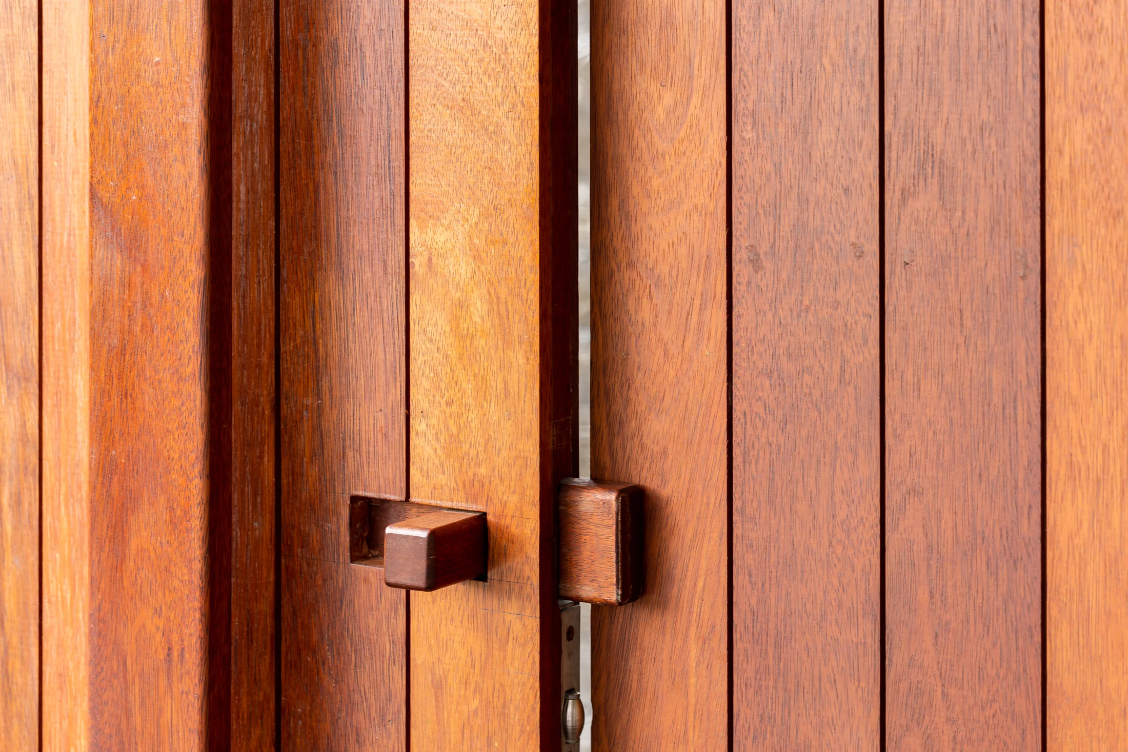 Timber door detail