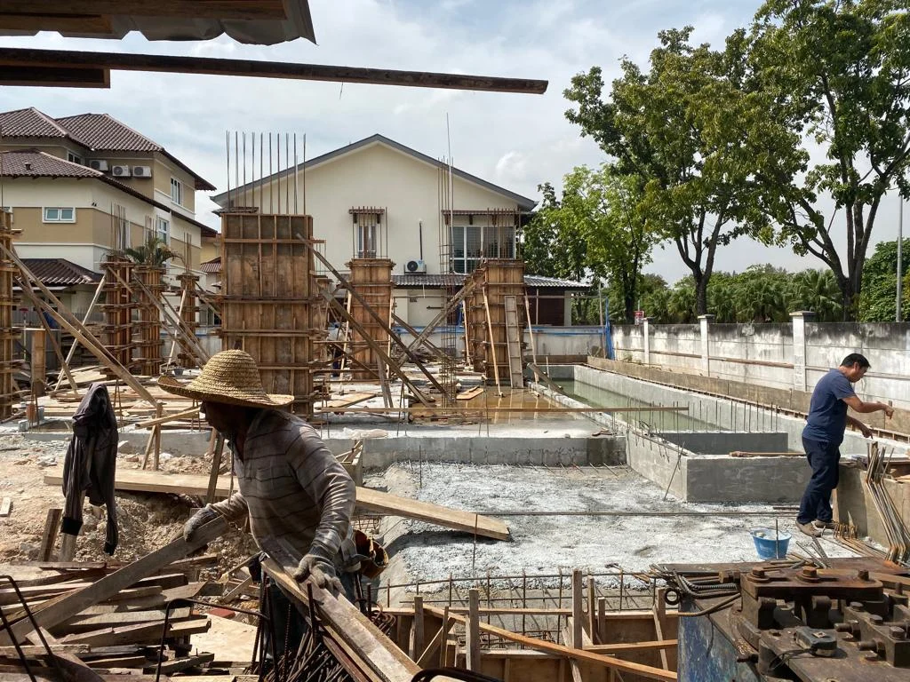 Grandville USJ — during construction 123