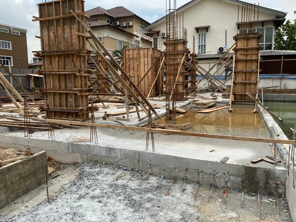 Grandville USJ — during construction 124