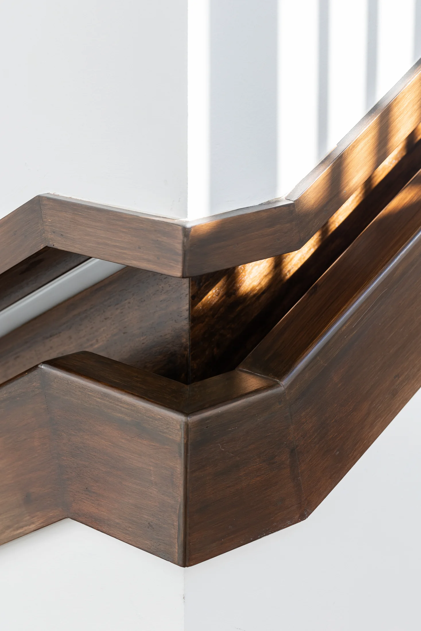 Sculptural timber stair